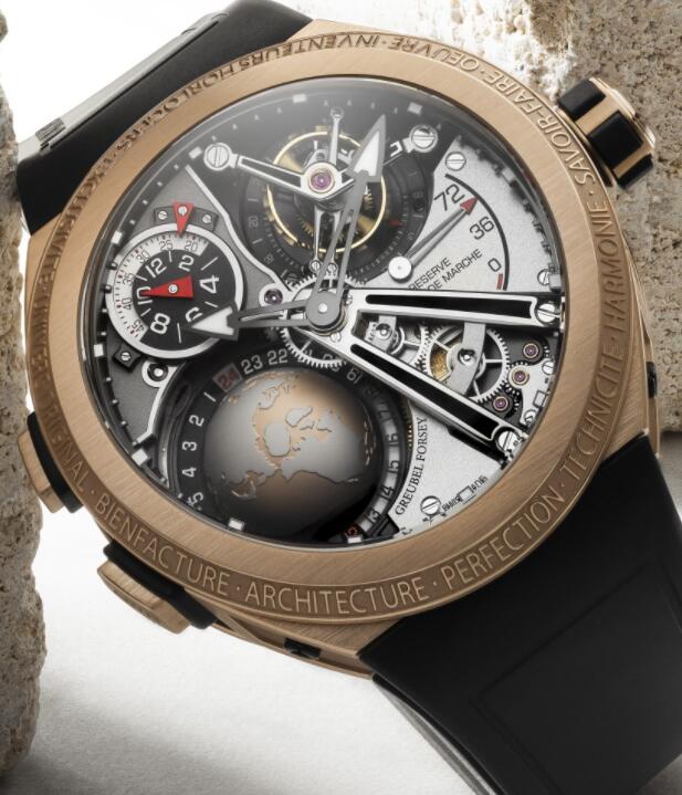Greubel Forsey GMT Sport Rose Gold Replica Watch